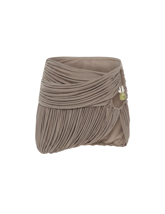 Beach Glass Bubble Mini Skirt