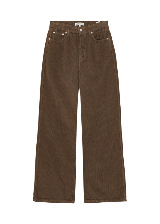 Kat Mid Waist Pants | Brown