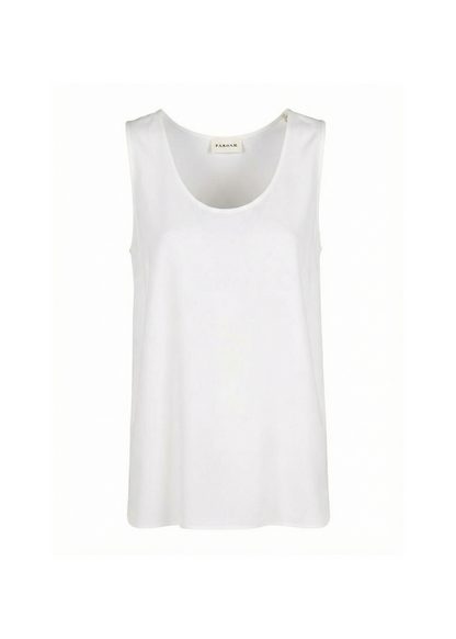 White tank top on a white background