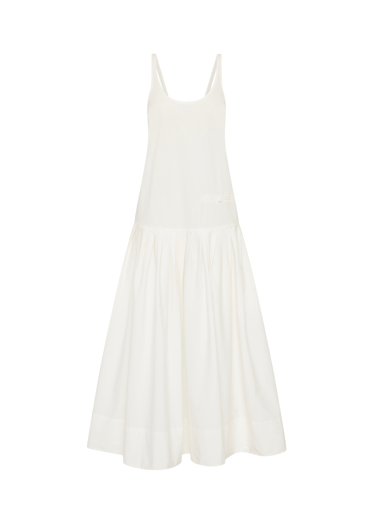 White dress on a white background