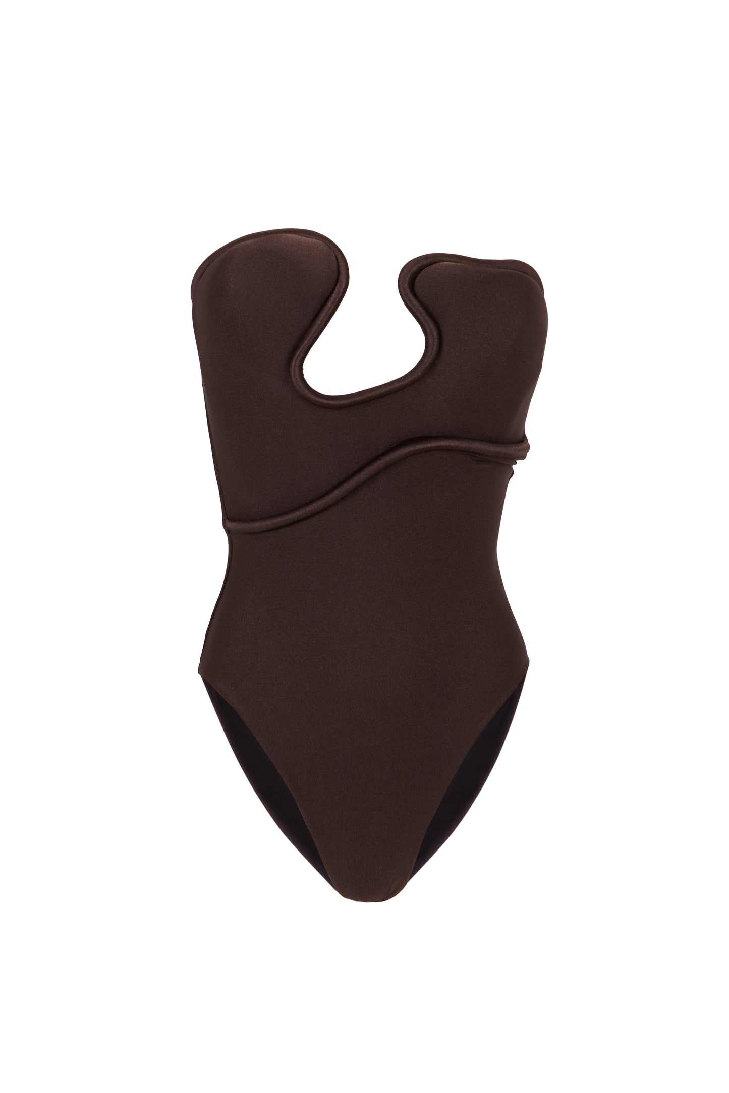Waves Strapless Swimsuit