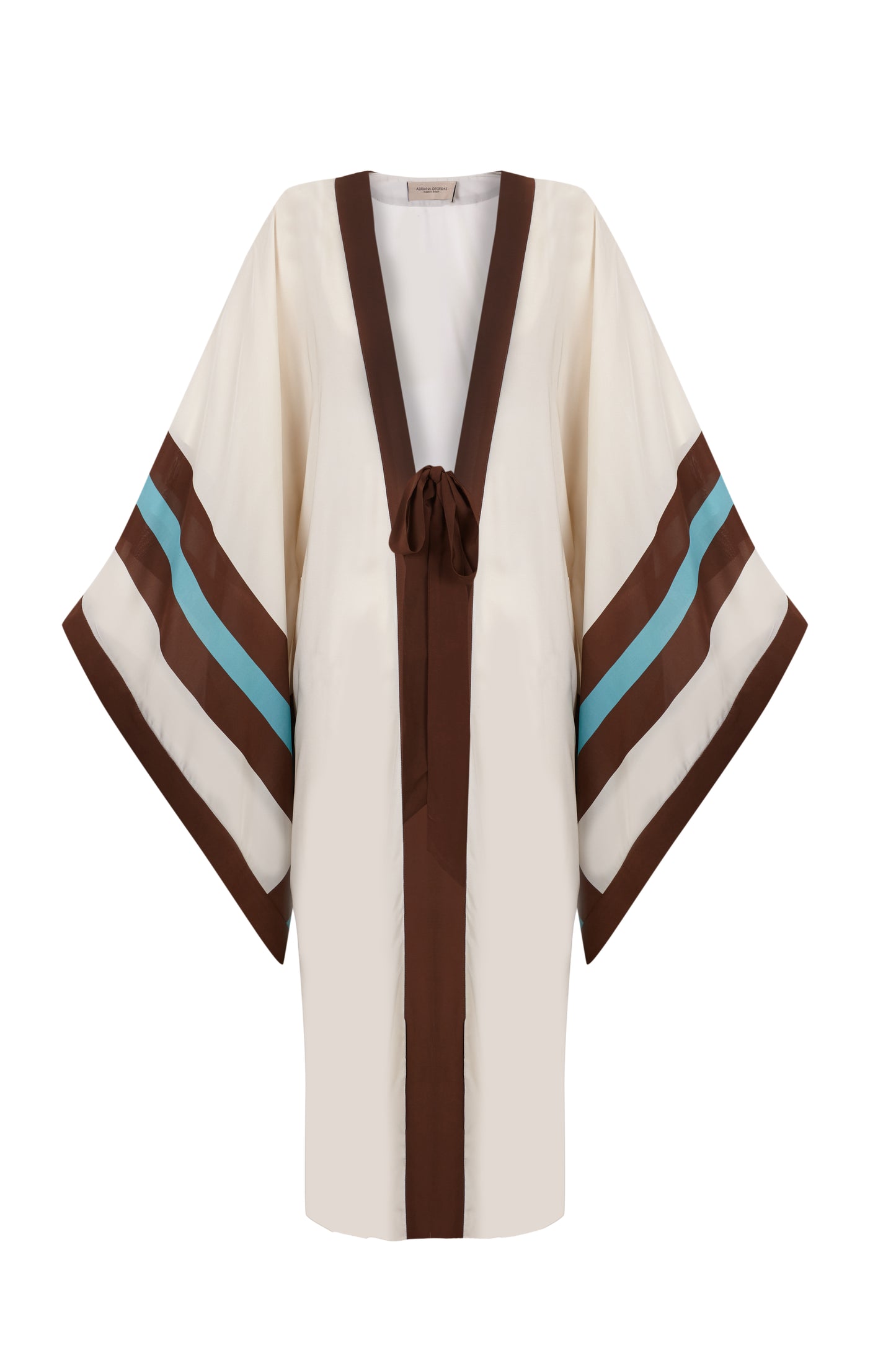 Bold Stripes Maxi Short Robe