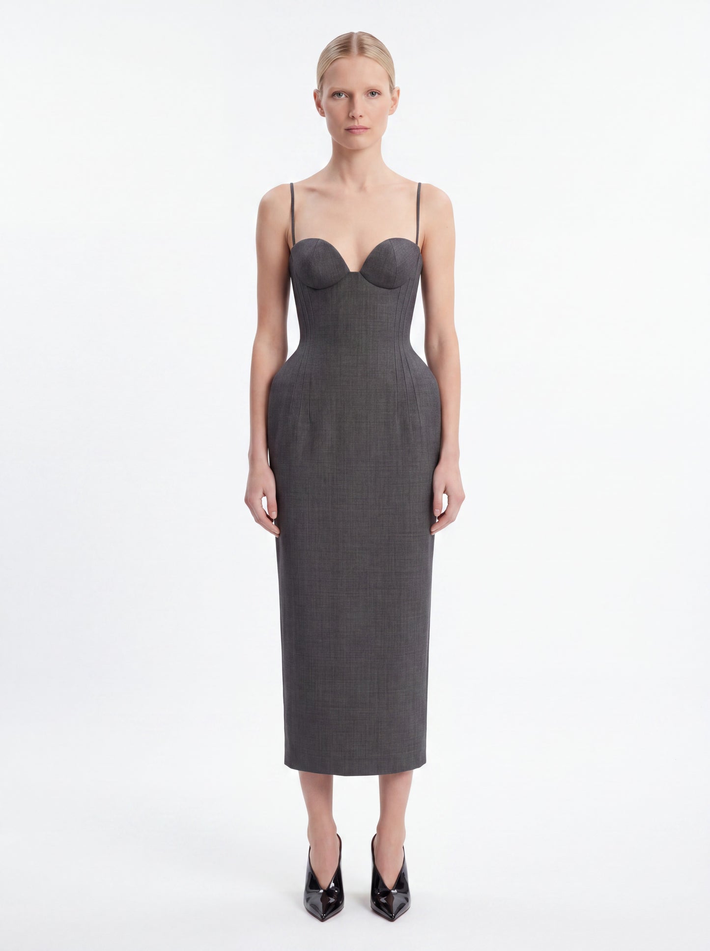 Wool Bustier Dress
