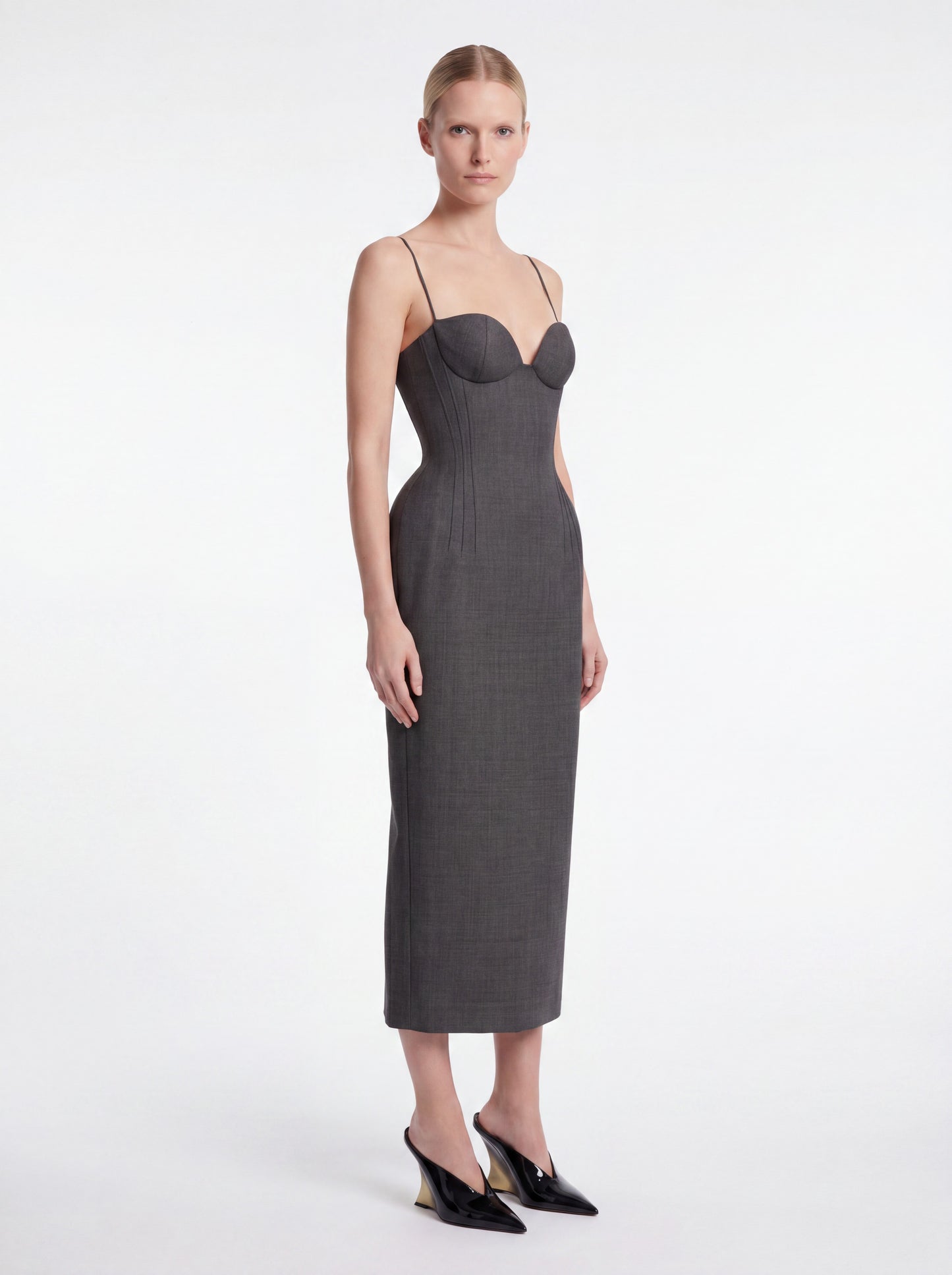 Wool Bustier Dress