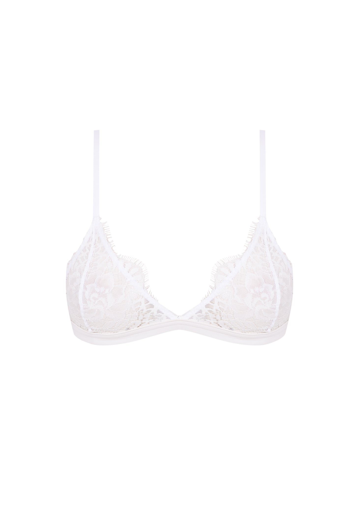 Lace Bralette in White