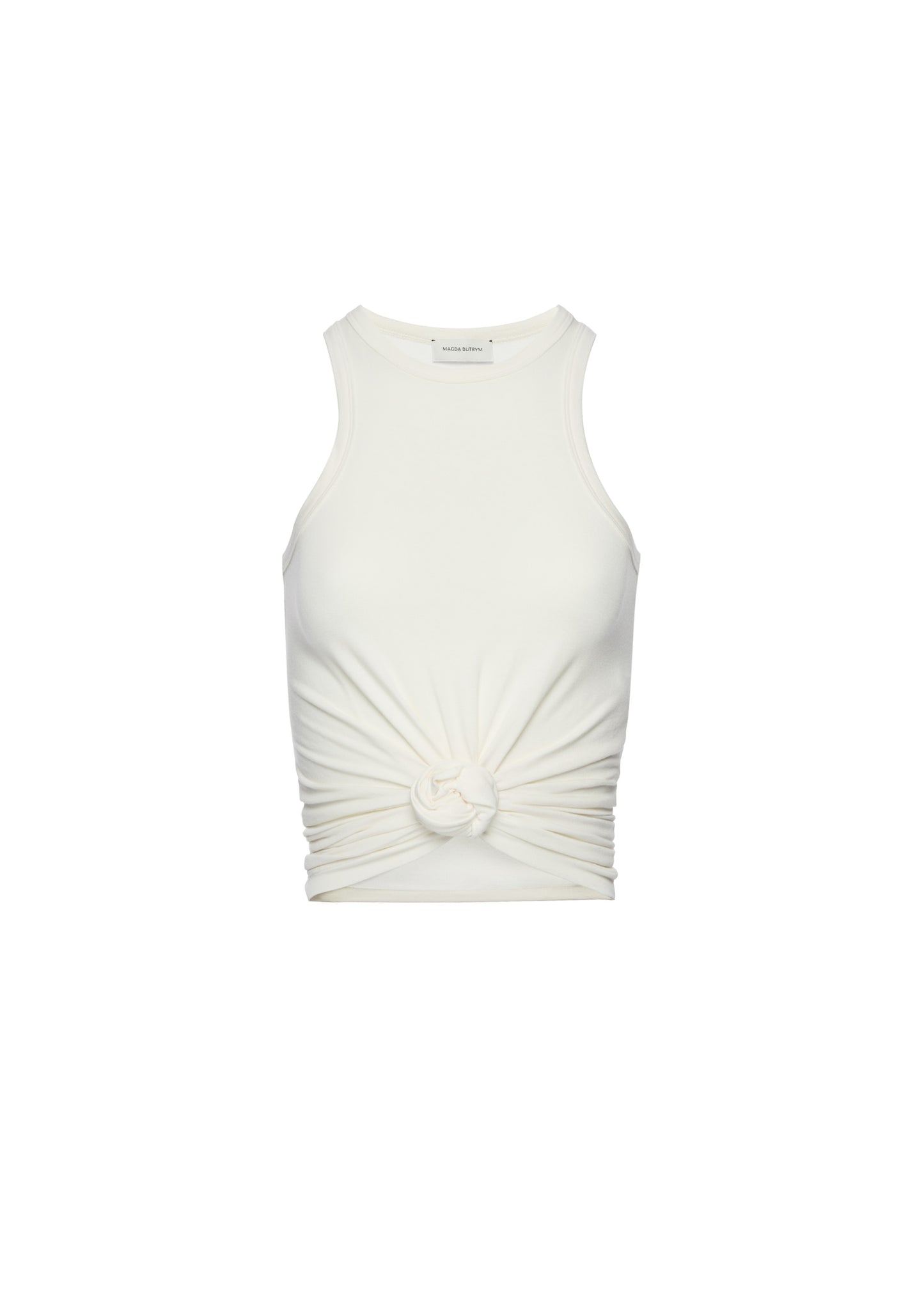 Knotted Tank Top in Cream