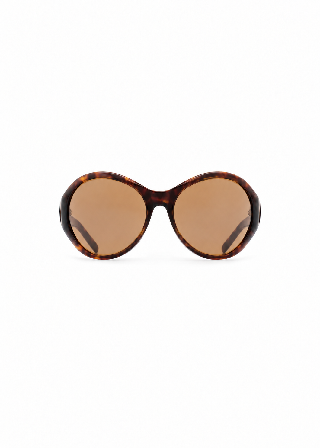 Big Round Sunglasses in Tortoise Brown