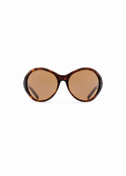 Big Round Sunglasses in Tortoise Brown