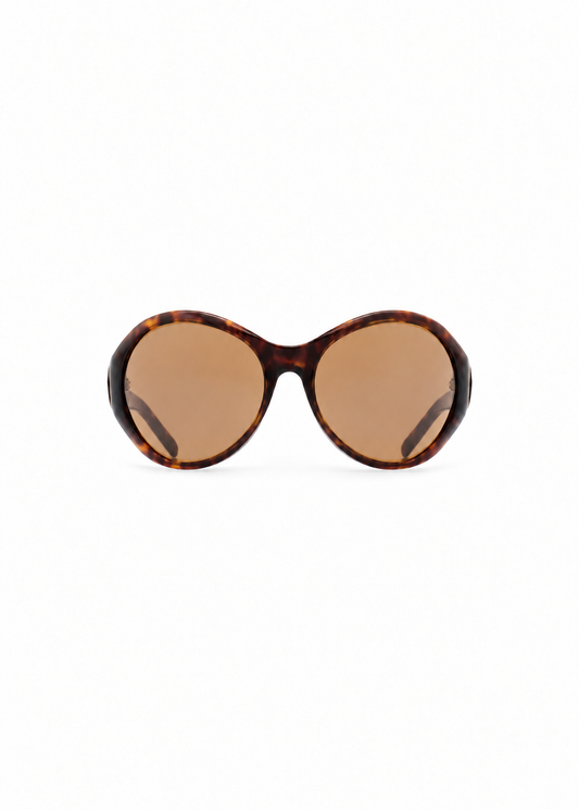 Big Round Sunglasses in Tortoise Brown