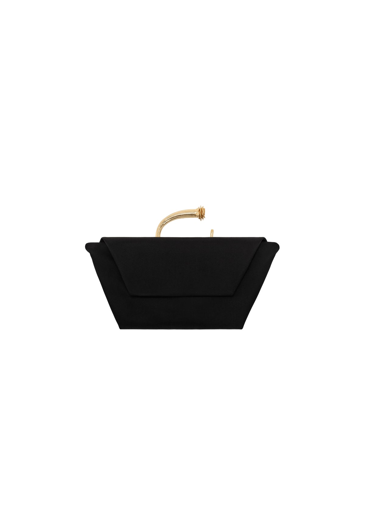 Bracelet Bag in Black Satin