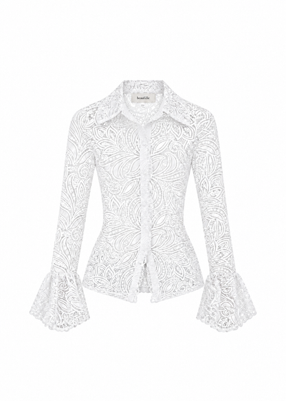 Lucienne Blouse in White