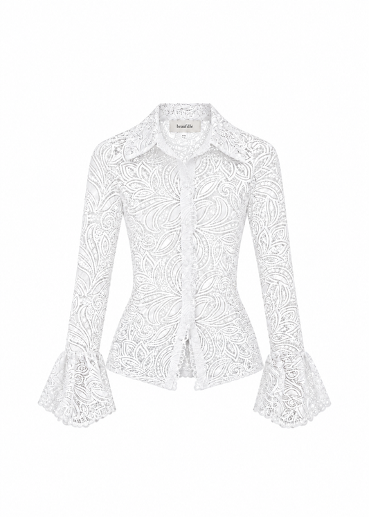 Lucienne Blouse in White
