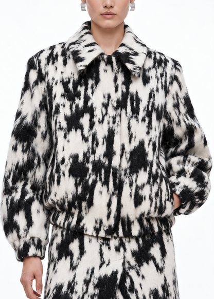 Avro Jacket in Black and White