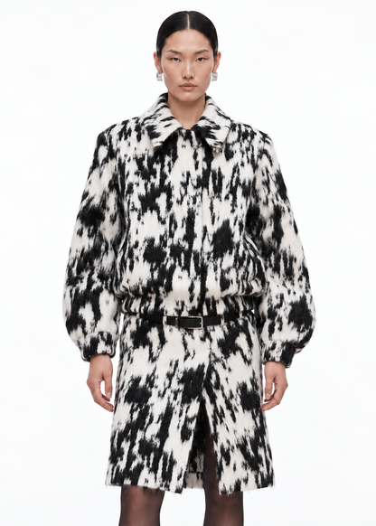 Avro Jacket in Black and White