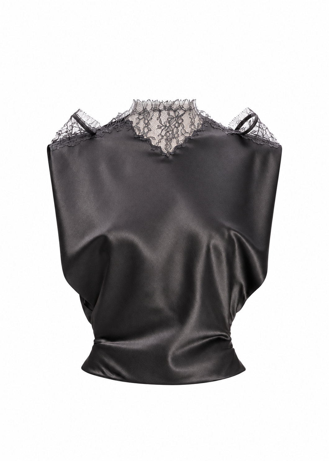 Anais Sateen Lace Top