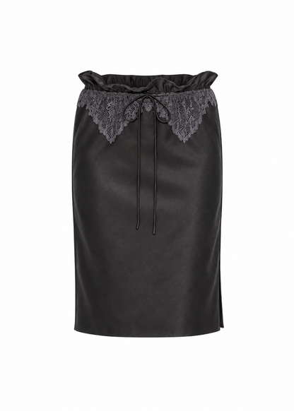 Anais Lace Trimmed Tie Skirt