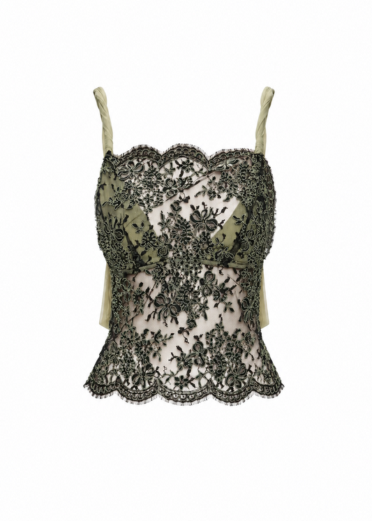 Aluna Lace Draped Top