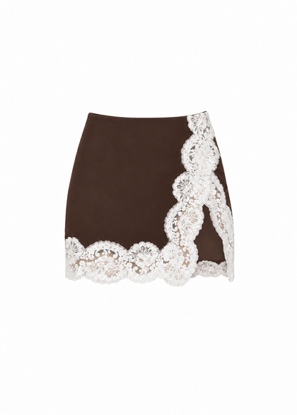 Dionne Skirt in Dark Khaki