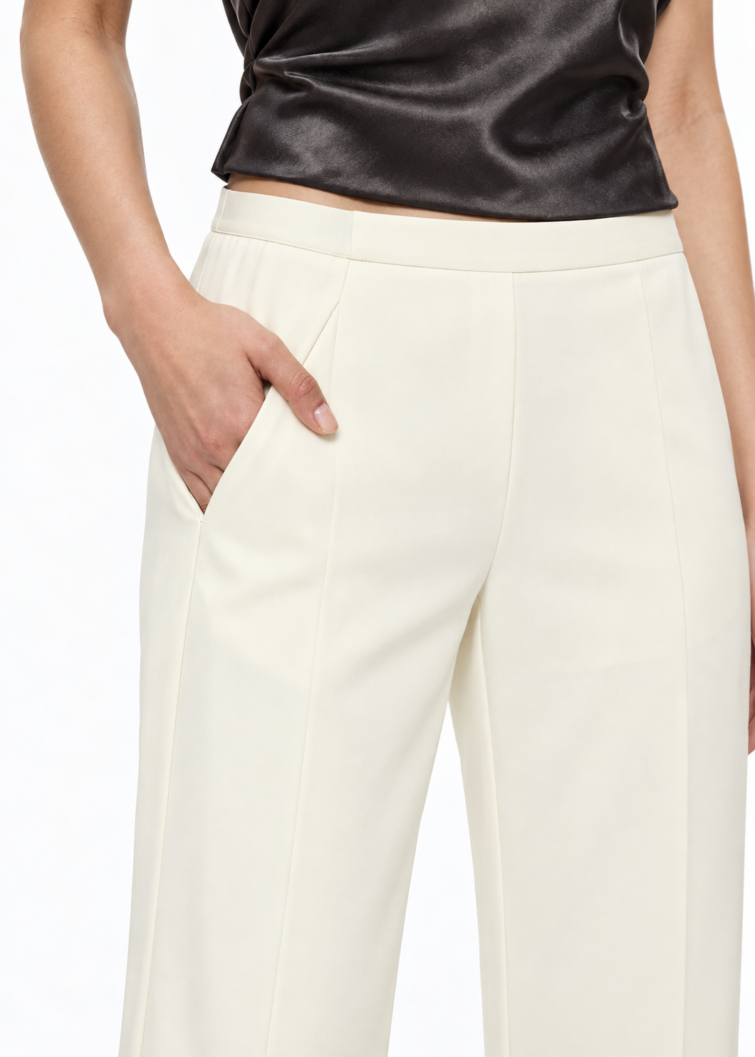 Bias Crepe Trouser