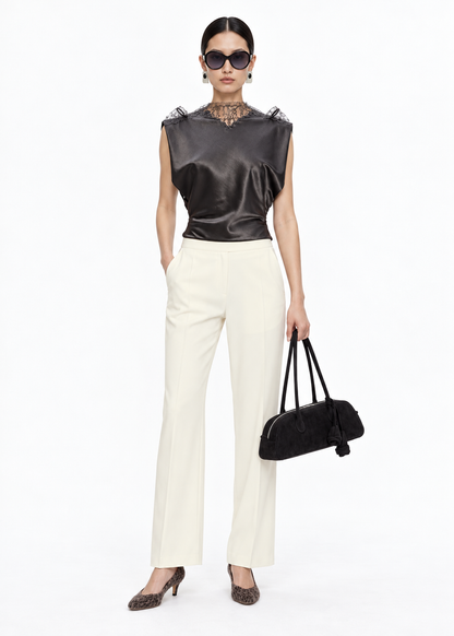 Bias Crepe Trouser