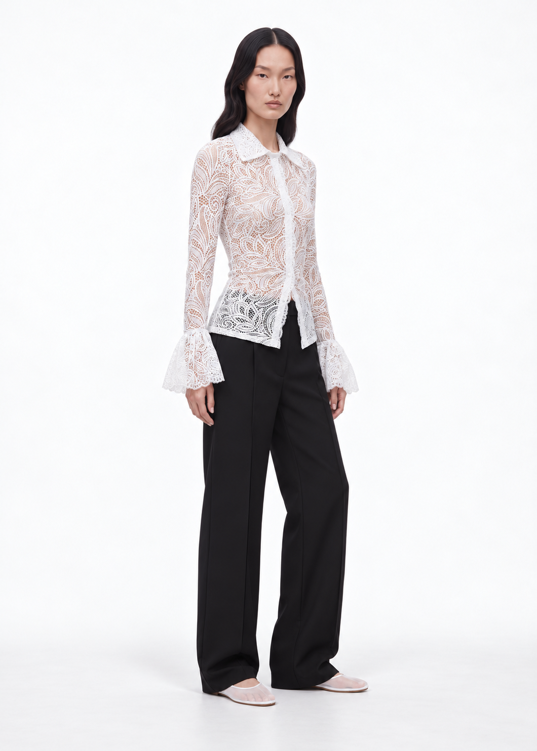 Lucienne Blouse in White