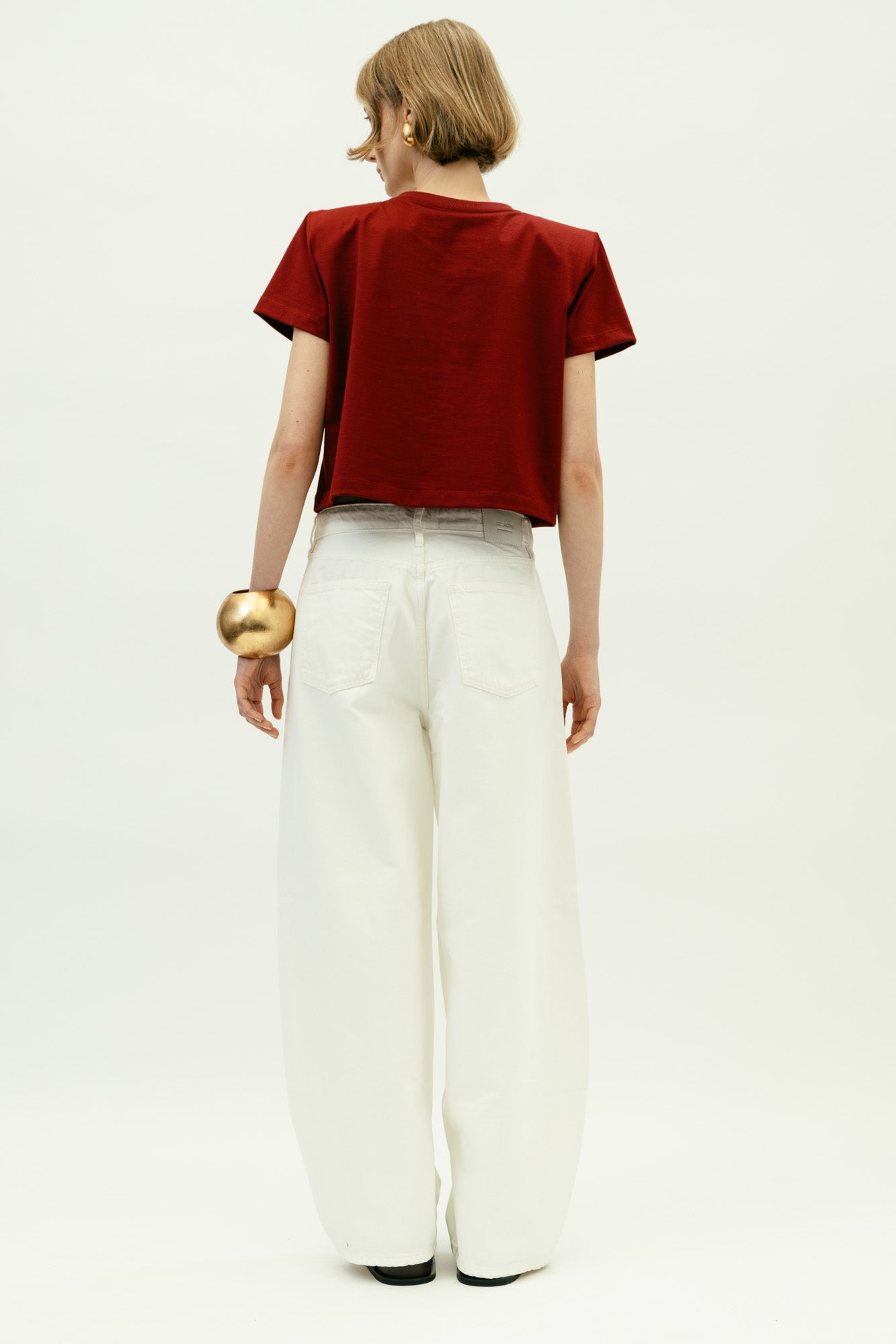 Mid Rise Balloon Jeans