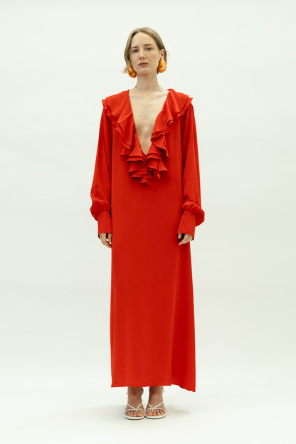 Coco Dress in Rouge