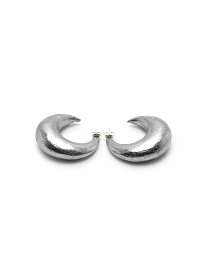 Half Moon Stud Earrings