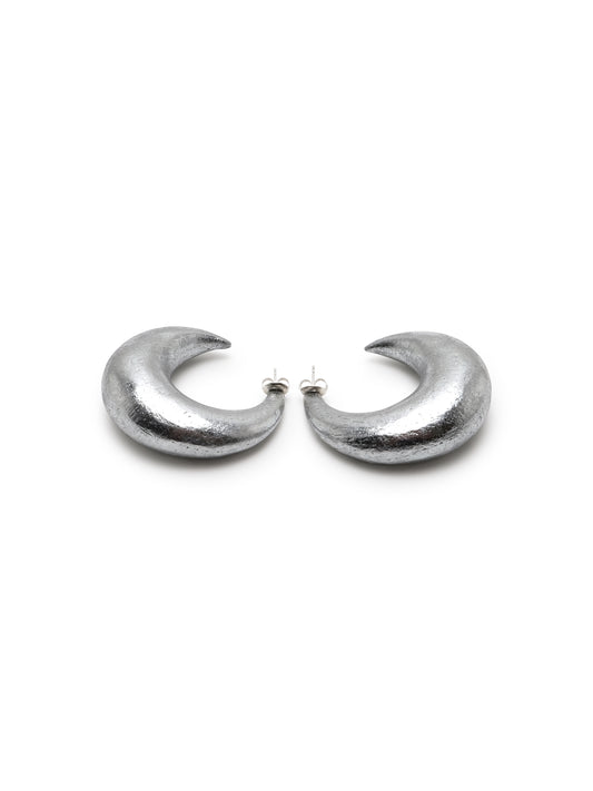 Half Moon Stud Earrings