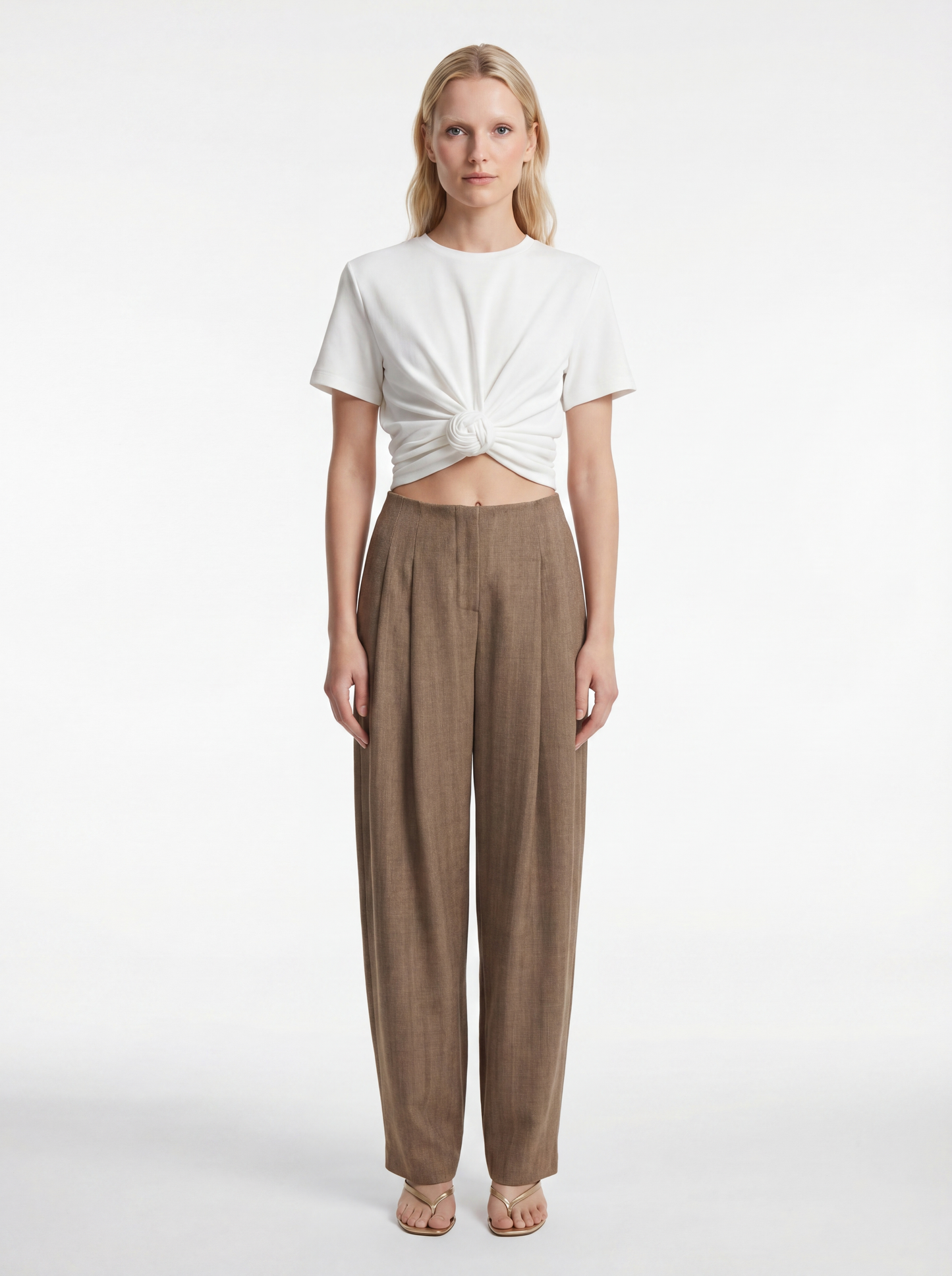 Plinth Herringbone Trouser