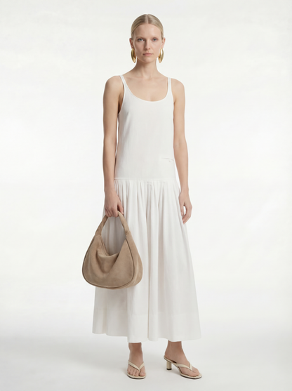 Relaxed Pleat Dress