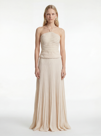 Saana Pleated Maxi Skirt