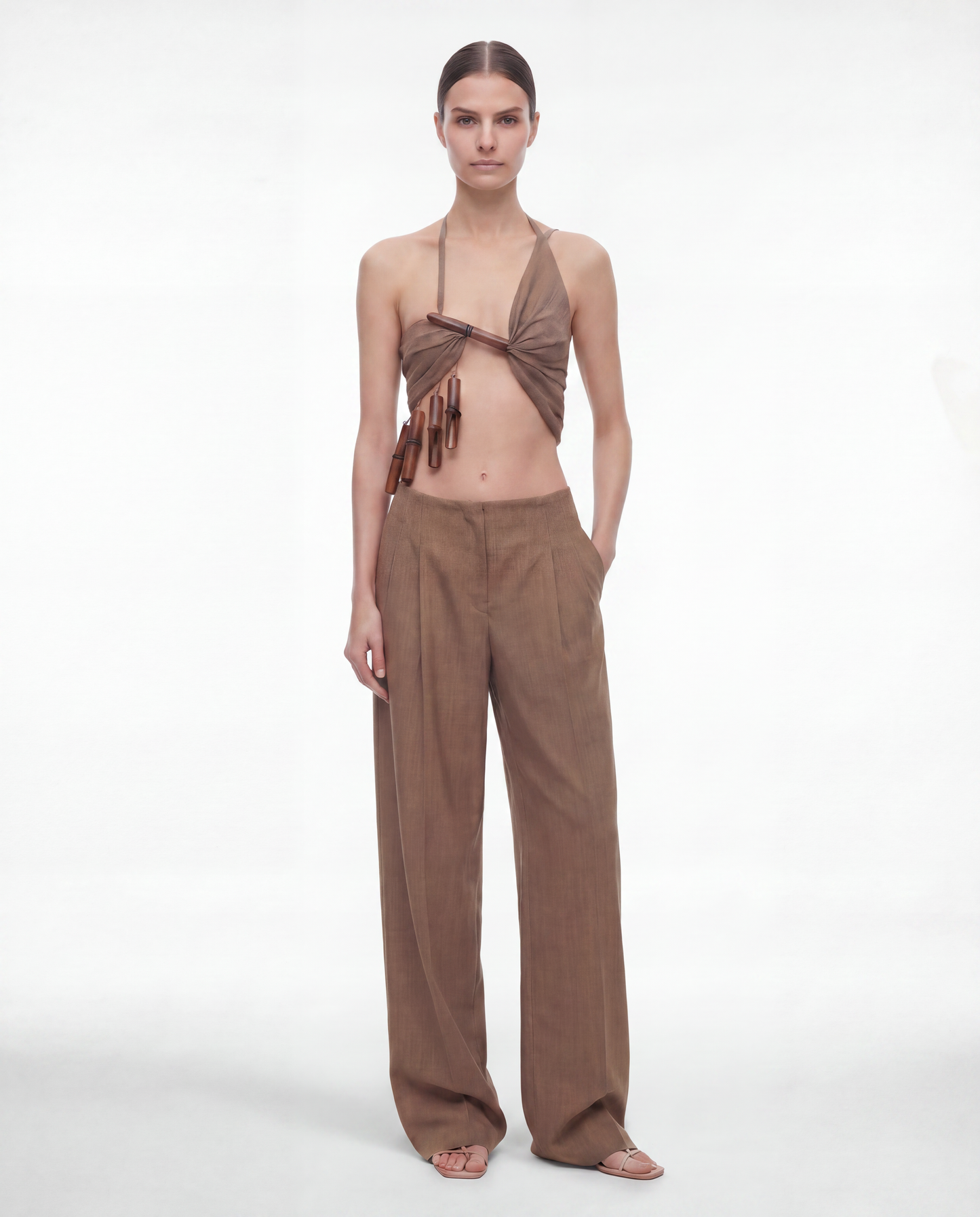 Plinth Herringbone Trouser