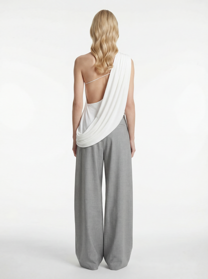 Aiba Draped Jersey Tee