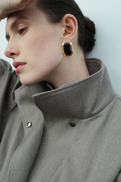 Eclipse Earrings in Gold