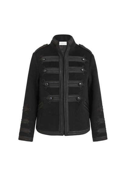 Braid-Trim Military Jacket