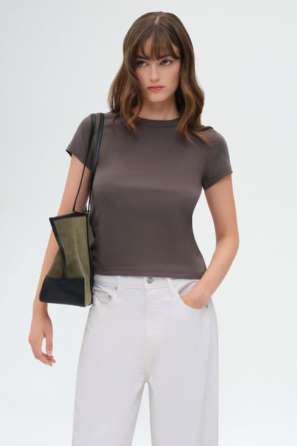 Organic Cotton Baby Tee | Khaki