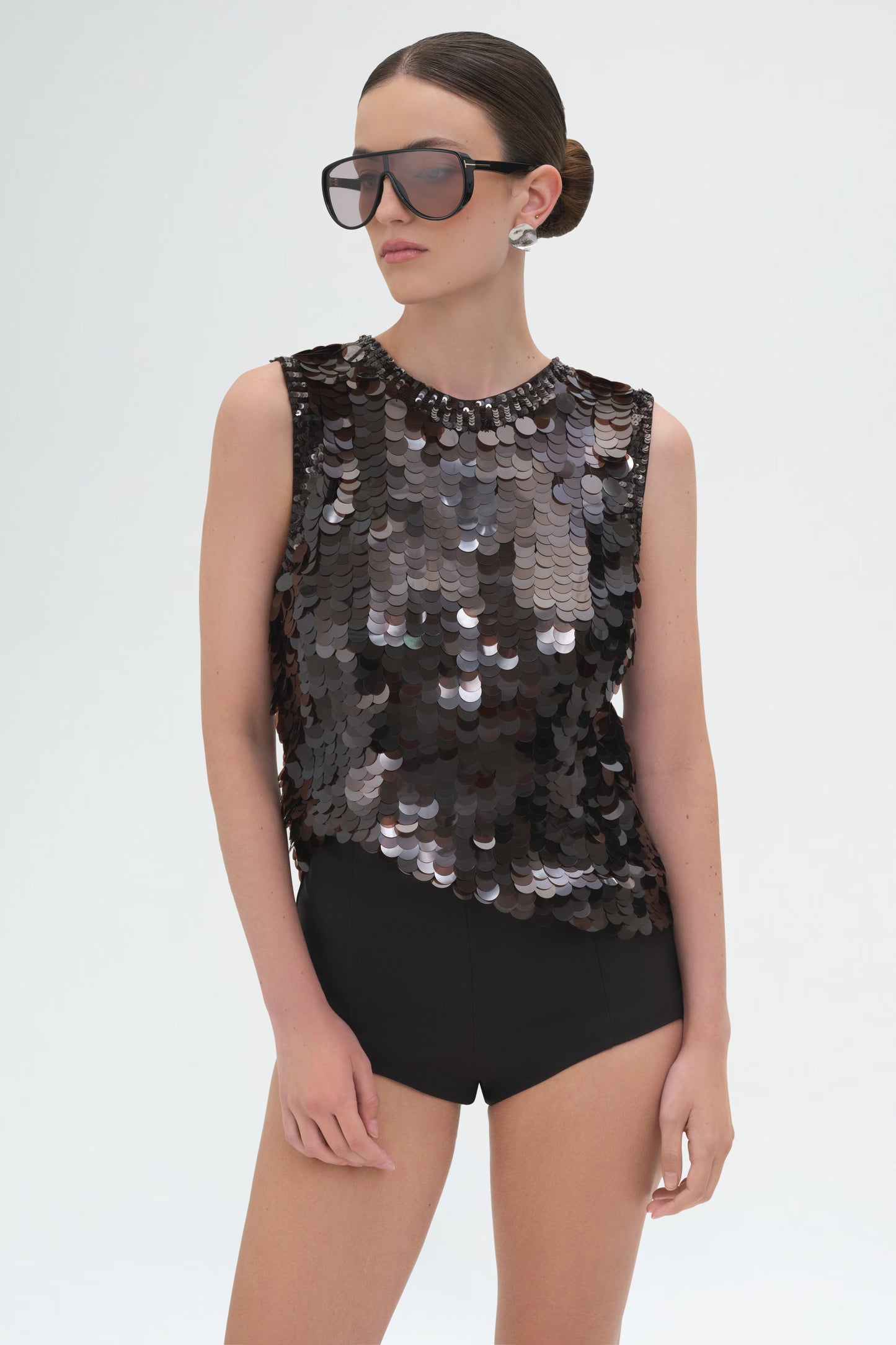 Full Sequins Blouse