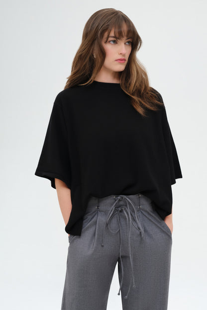 Cashmere Copain Tee | Black