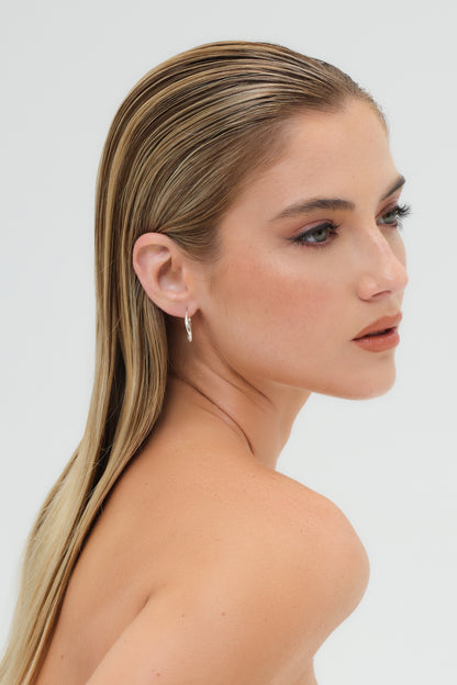 Version Hoops in Silver