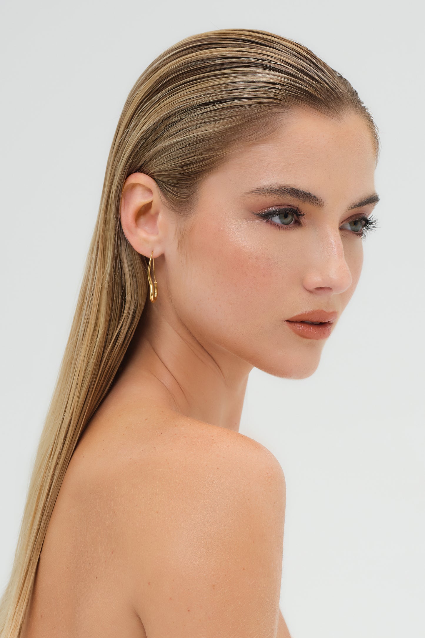 Voyage Hoops in Gold