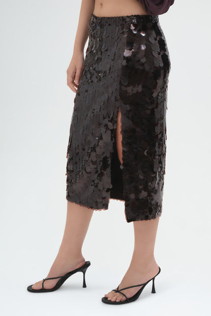 Full Sequins Longuette