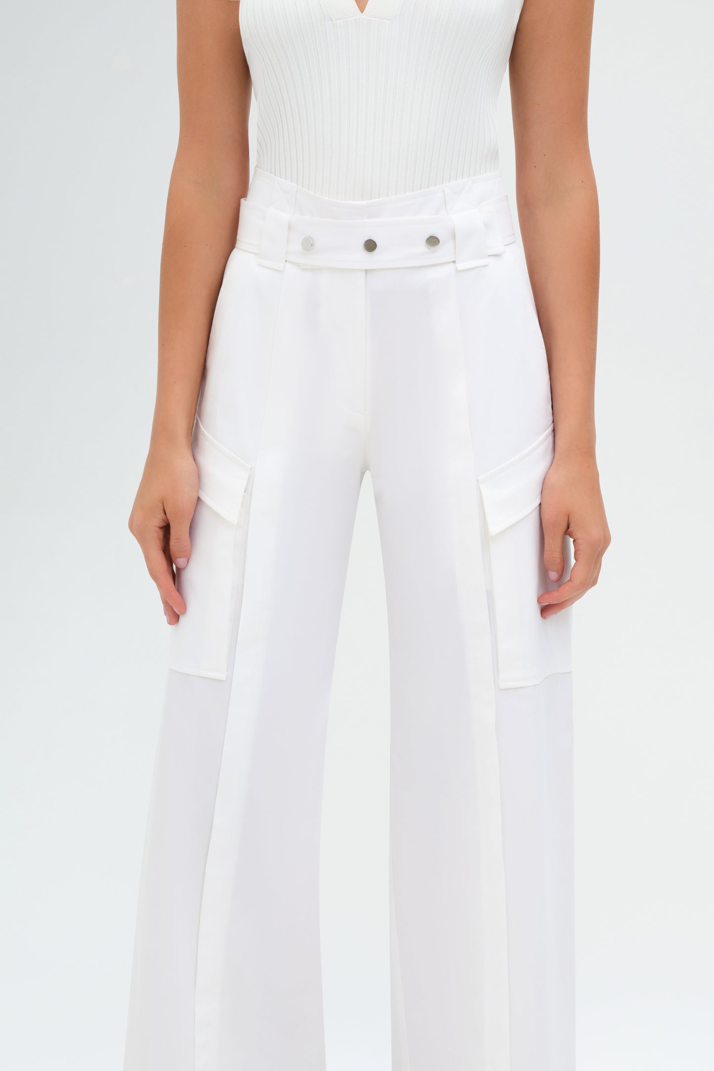 Melania Pants | White