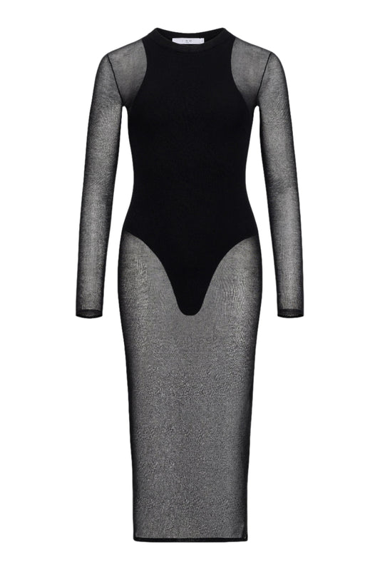 Emala Sheer Maxi Dress