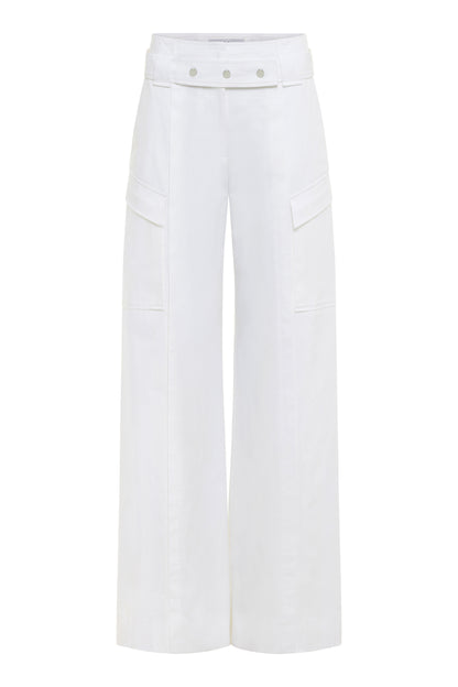 Melania Pants | White