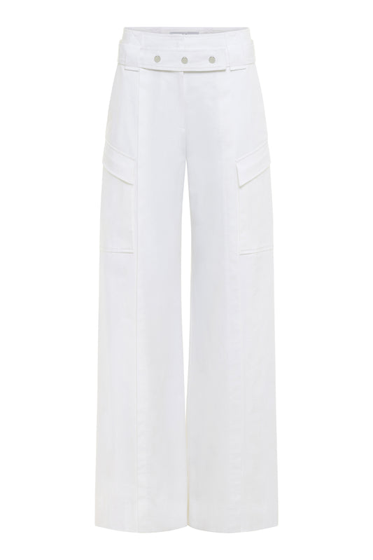 Melania Pants | White