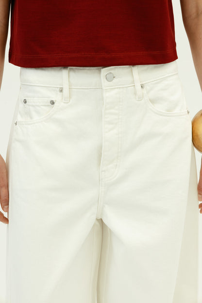 Mid Rise Balloon Jeans