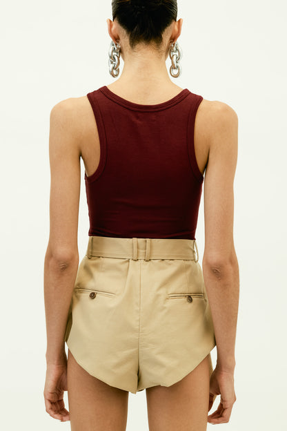 Jersey Tank in Currant