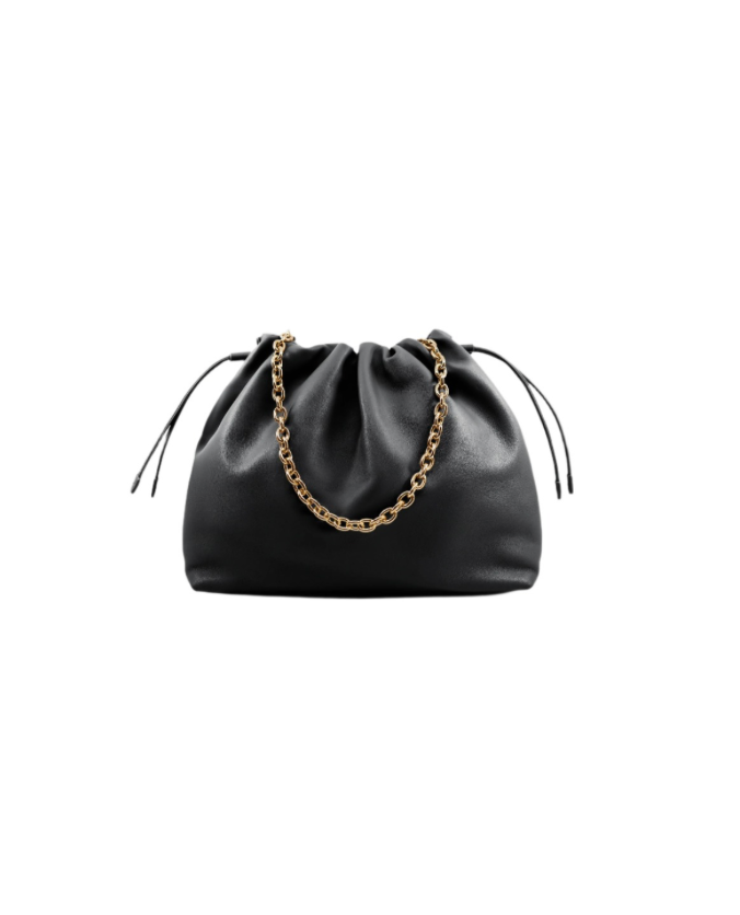 Alexandra Drawstring in Black