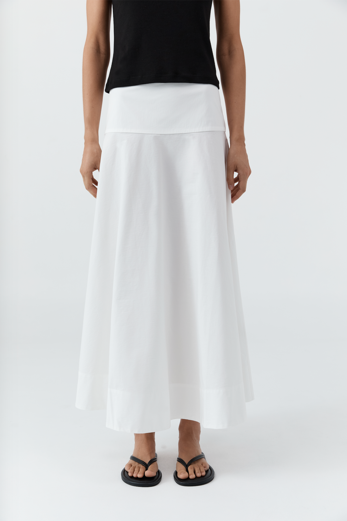 Cotton Circle Hem Skirt